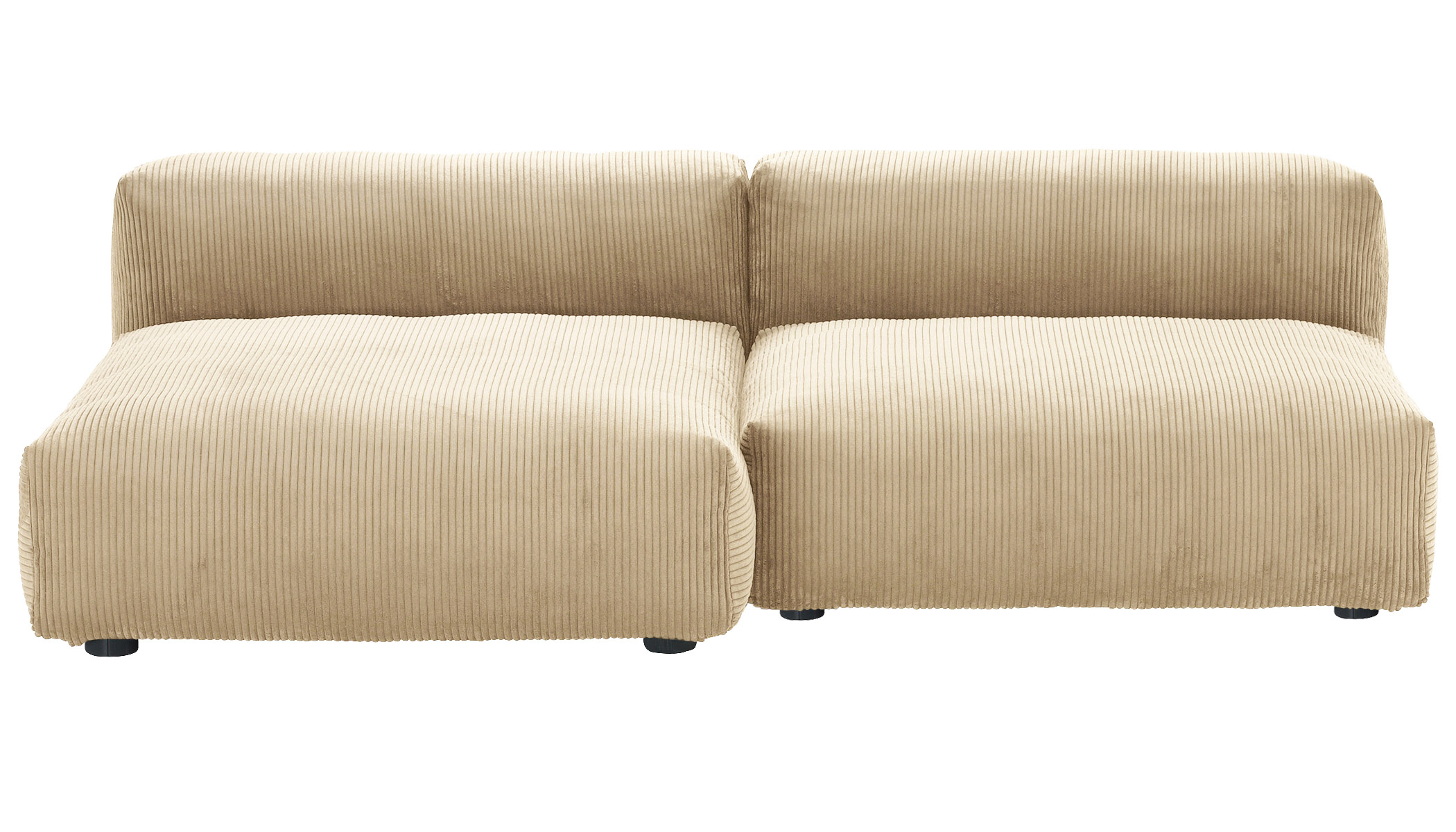  Sofa 2 Large 2 Side Cord Velours sand