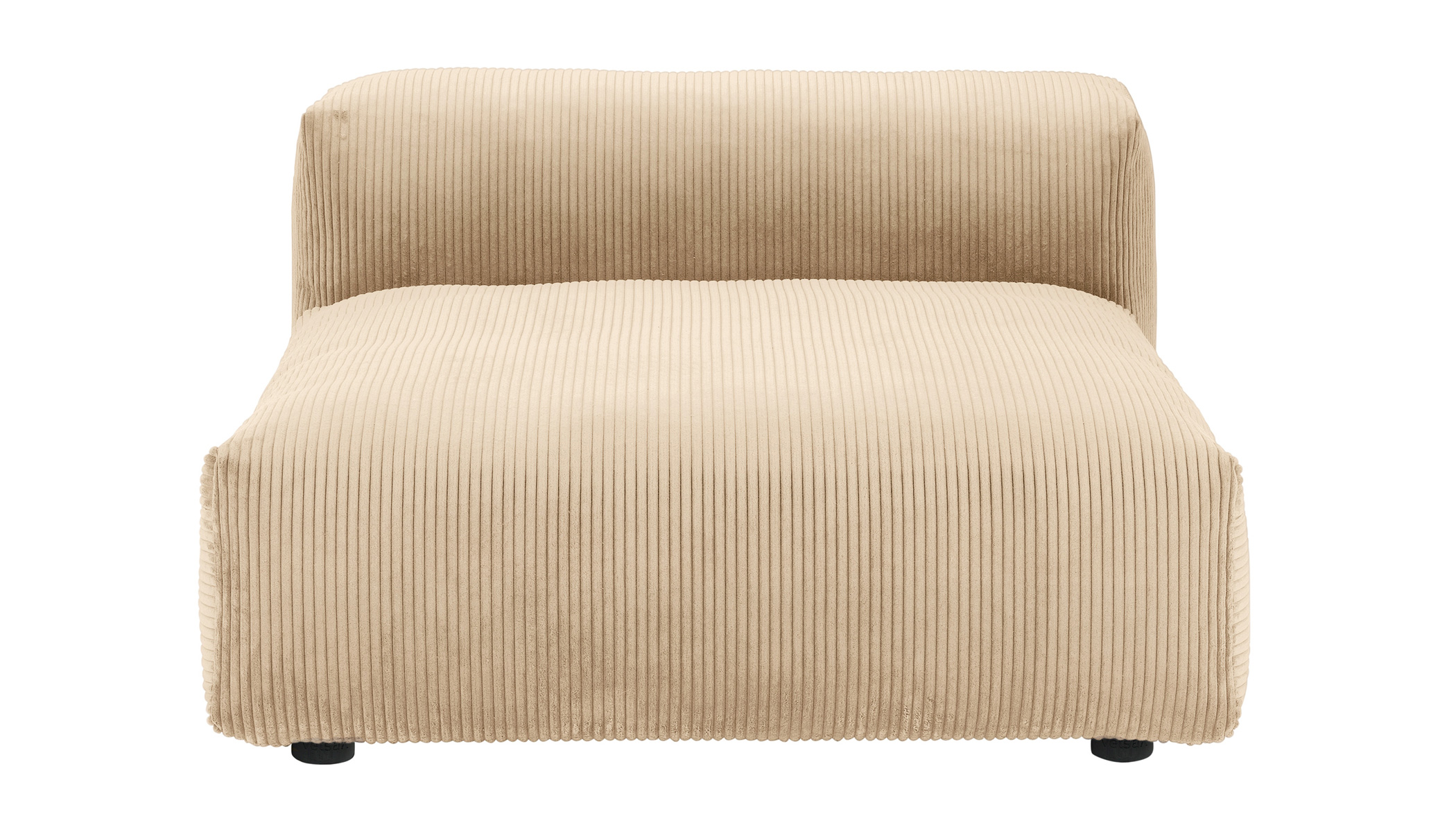  Sofa 1 Large 1 Side  Cord Velours sand